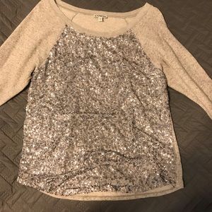 Express brand Sequence long sleeve shirt size M